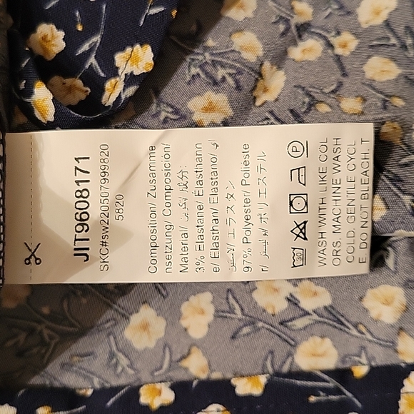 Emery Rose dress - L size - Navy blue floral - Picture 3 of 3